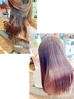 ウェーヴ アズシュガー 浜松佐藤店(wave as sugar) 地毛風ストレート×髪質改善サブリミック