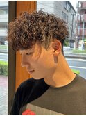 MEN`SHAIR/スパイキーショート/フェザーパーマ/烏丸御池F