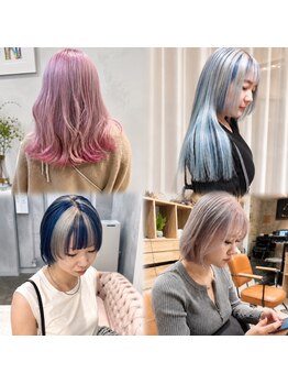 シアカ(SEA A KA)の写真/周りの目を惹く都会的なカラーなら《SEA A KA》ハイライトやインナーカラーでアレンジも可愛くなる♪