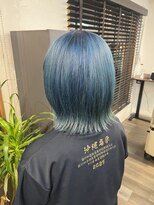ヘアリラクゼーション ラミー(Hair Relaxation Ramie)&nbsp;ライトブルー／レイヤーボブ