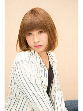 テーターテート 白子店(tete-a-tete) Wカラーで楽しむ!ツヤ・透け感 ワンレンボブ