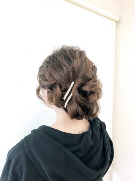 ヘアメイク リーフ 茂原店(HAIRMAKE Leaf) 外国人風ゆるカールアレンジ