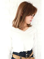 ビームズ ヘアー ブラン(Bee ms HAIR Blanc+)&nbsp;ビームズヘアー　アッシュベージュ　ミディアム　千種　今池