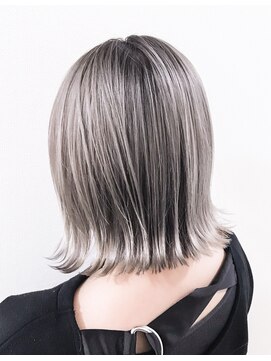 エイト 池袋店(EIGHT ikebukuro) 【EIGHT 池袋】とろみ外ハネボブ_Wカラー_グレージュ