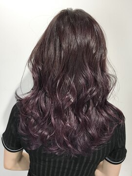 フォーク(FOLK) 恵比寿_外国人風グラデーションカラー カシスパープル