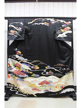 ルナクレセント (Luna crescent) 訪問着D-28　￥12500～(着付料込み)