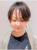 耳掛け小顔前下がりマニッシュショート【CICATA関口】