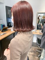 ヴェルダ 池袋店(verda)&nbsp;シンプルボブ×ナチュラルチェリーブラウン＊fukuda