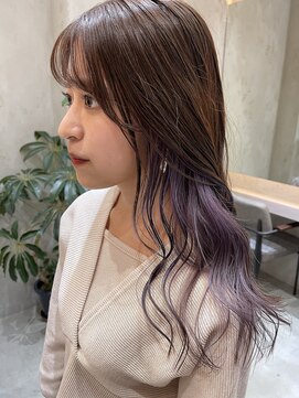 ロンド 表参道店(Lond) 【Lond表参道倉崎涼】インナーカラーが一番上手い!くすみブルー