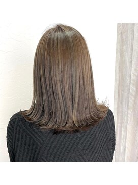 シエル 立川店(CIEL) 【CIEL×久光】シルバーベージュ×外はねロブ