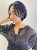 ネイビーカラーショート
