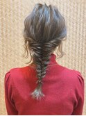 ウィッグアレンジ フィッシュボーン