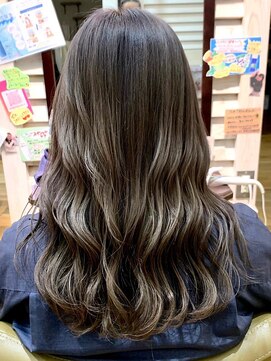 ティジェイ天気予報 サンページ 岐阜店(TJ 3) 髪質改善水素カラー★グレージュ