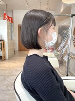 リーフ 王寺店(LEAF≠)&nbsp;インナーカラーボブ　ブラウン×ベージュ