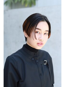 ナビッジ(NABIGE) ハンサムショートにデザインカラー