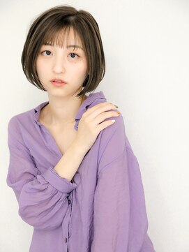 エンディアリング 東銀座(Endearing) 斜めバング/グレージュカラー/デザインカラー/眉毛/銀座/東銀座