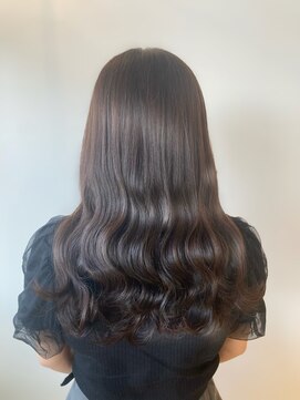 ヘアープロデュース ラピセット 松山(Lapset) 20代30代40代髪質改善カラーアッシュベージュ艶感コテ巻き