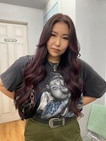 ジーナ(XENA) 前髪カタログ×ピンクブラウン×渋谷