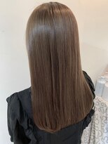 カラーワールド カンナヘアーメゾン(color world canna hair maison)&nbsp;髪質改善縮毛矯正 ナチュラルうるつやストレートロング