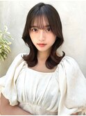 20代30代40代◎前髪パーマグレーベージュレイヤーロング黒髪