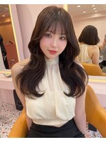 ボタン シブヤ(VOTAN SHIBUYA) ラベンダー/グレージュ/韓国ヘア/渋谷/レイヤー/顔まわり