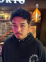 ダムディートウキョウ 心斎橋店(DAMDEE TOKYO)&nbsp;ダークアッシュ/カルマパーマ/ベリーショート[心斎橋/理容室]