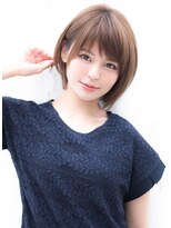 セイドット リー(Say. Ree) say. ショートボブ ひし形ボブ アースカラー ニュアンスカラー