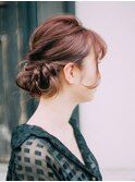 夏ウエットヘアオリーブベージュデザインカラーレイヤーカット
