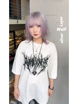 ドットハリス(.Hallis)&nbsp;ウルフレイヤー【ハイトーン/レイヤーカット/ダブルカラー】