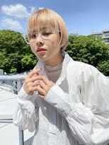 ゲーム 原宿店(GAME)&nbsp;ダブルカラー/ボブ/ミルクティーベージュ/ケアブリーチ[原宿]