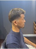 ビジネスフォーマル スキンフェード 七三オールバック