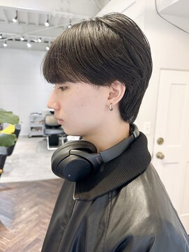 ラレイ ハラジュク(Lalei harajuku) 【白石】原宿/シースルーマッシュ/韓国メンズヘア/メンズカット