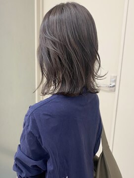 パークレーン アイス イヴェン(park lane ICI yeven) 矢場町ミディアム栄オリーブグレージュ冬カラーブリーチなし