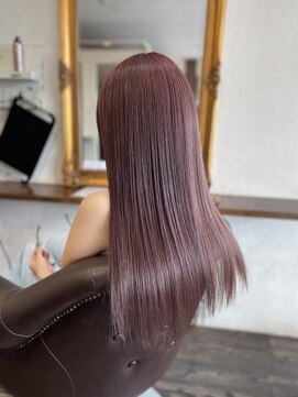 フリーク 石岡店(FREAK) 全頭ブリーチ【ピンク系】