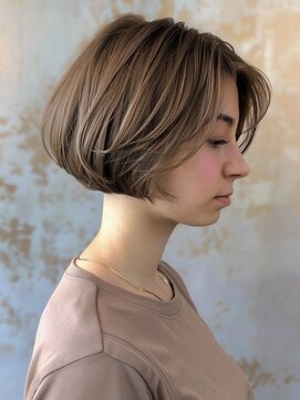 アルトリスト(Altruist Aging×HAIR&SPA) ☆イメチェンピンクベージュアンブレラカラー前髪クールショート