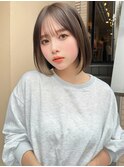 小顔カット/内巻きボブ インナーカラー/ボブ/原宿/表参道