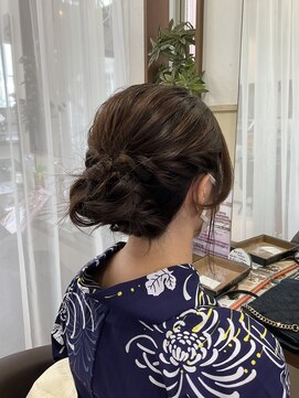 コアフィールフィス(COIFFURE fils) 新規お得クーポンあり【見附　今町】浴衣ヘアセット