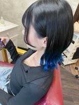 アトリエ スピカ ヘアーアンドメイク(atelier Spica Hair Make)&nbsp;【デザインカラー】裾カラー×外ハネボブ
