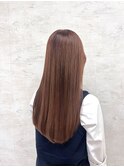 レッドブラウン/カット/カラー/ブリーチ/トリートメント