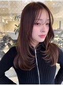 ハイライトバレイヤージュダブルカラーケアブリーチ20代30代