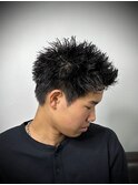 スパイキーピンパーマ