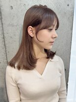 ムード(mood)&nbsp;ベージュ/ダブルカラー/顔周りカット/レイヤーカット/髪質改善