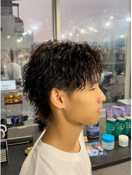 王道ツイストスパイラルパーマ