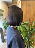 ボブを美しく保つ髪管理トリートメント