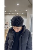 ショートオールバック
