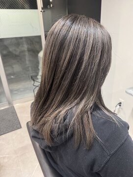 ガーベラ(gerbera) バレイヤージュ×デザイン×ブリーチカラー