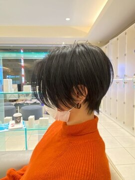 モードケイズエミュー(MODE K's eau) 30代40代大人可愛い丸みショートボブ似合わせ小顔カット摂津本山