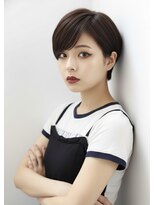 ニコフル(Nico-Hulu) 耳掛けショートボブ×ブラックカラー【人形町/浜町/水天宮】