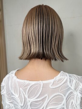 カーム(calm) イメチェン/ピンクベージュ/アンブレラカラー/前髪/鹿島田