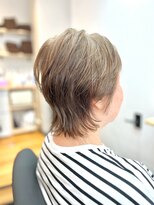 リットヘアープラス 方南町店(litto hair+)&nbsp;大人ウルフ×白髪ぼかし